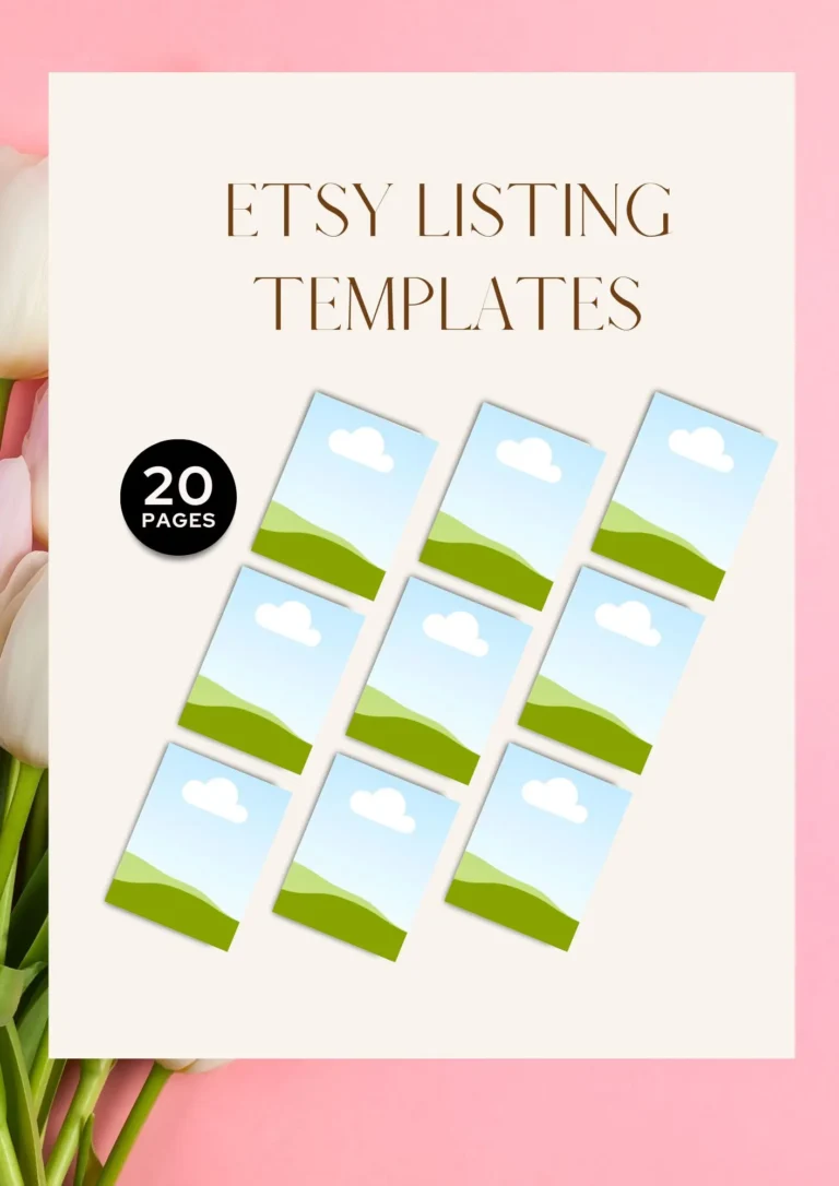 Etsy Listing Templates